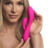 10X Flexible Silicone Rabbit - Pink